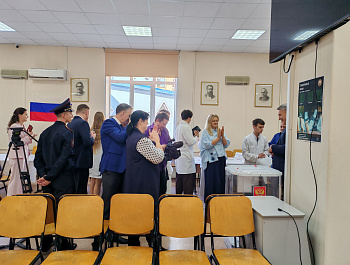 Выборы 2026. Акция в Воронежском государственном медицинском университете имени Н.Н. Бурденко